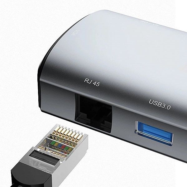 Hub Dudao A15Pro 11w1 Usb-c - Usb-c Pd 60w / Hdmi / 3,5 mm mini jack /