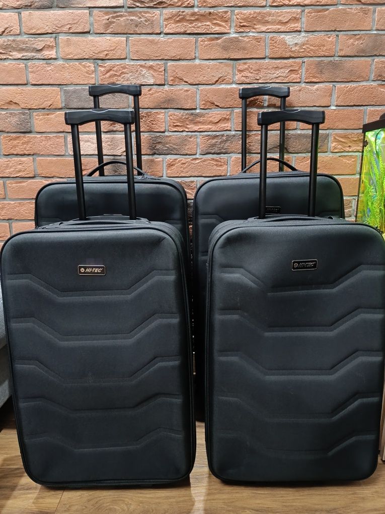 Małe Walizki 2 szt miękkie HI-TEC 2x56 L