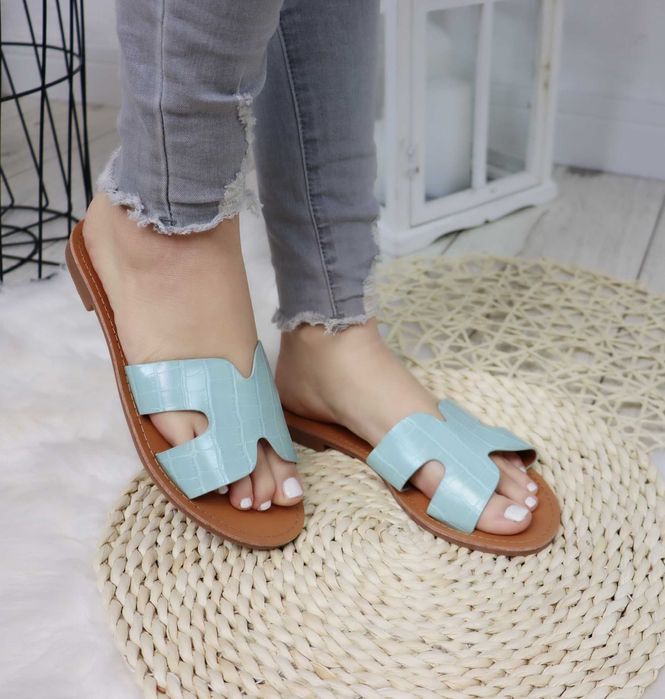NOWE Klapki sandały damskie rozm 36-41 turkusowe TU KUPUJESZ r.37