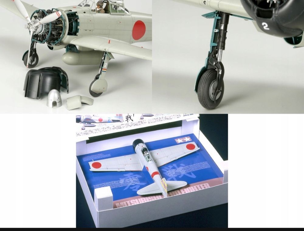 Samolot model 1/32 Mitsubishi A6M2b Zero Fighter 21 Tamiya 60317