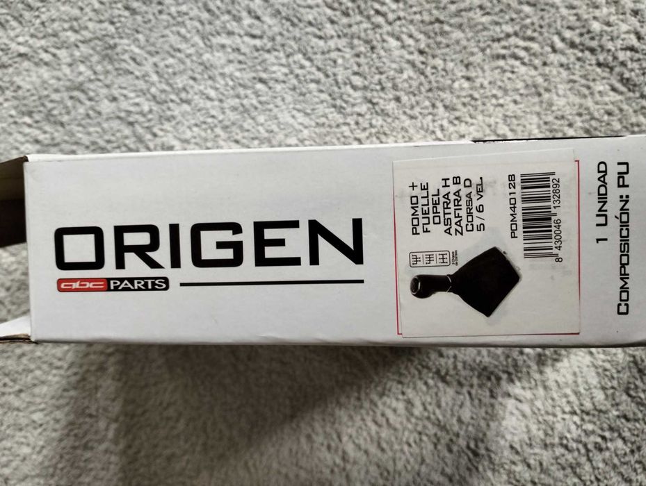 Manete de velocidades com revestimento