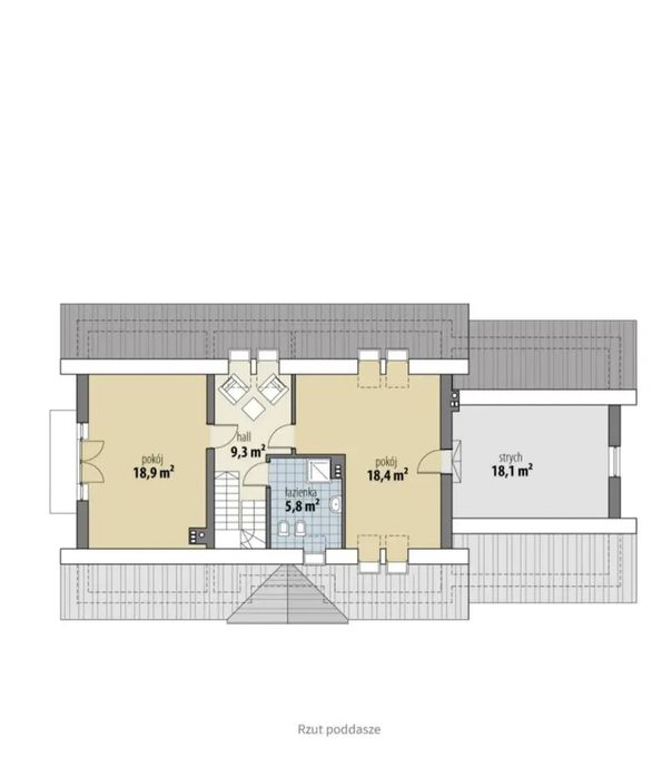Działka z rozpoczęta budową 1825m2 Grabanów-Kolonia