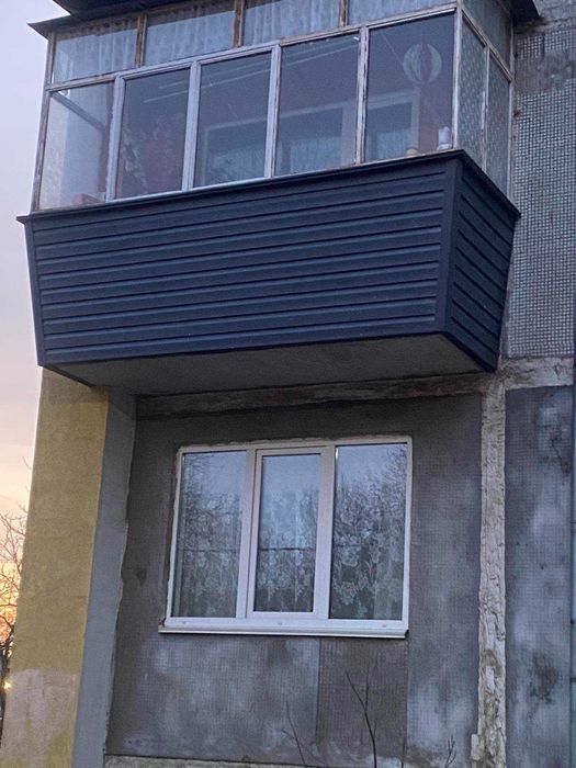 Скління / Внутрішня обшивка балкону Утеплення Монтаж балкона КИЇВ!