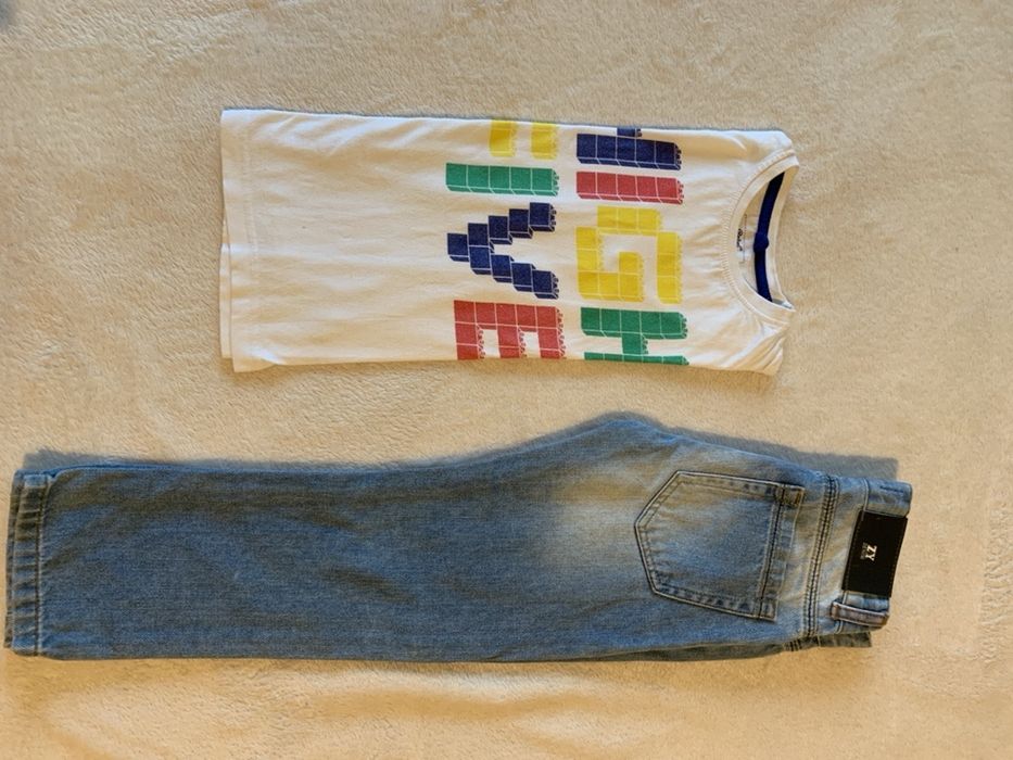 Calça ganga+sweat manga comprida, 5 anos