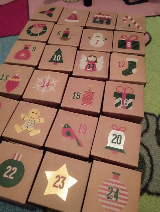 Pudełka do kalendarza adwentowego puste