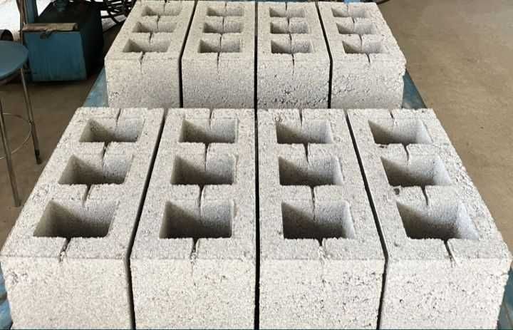 Шлакоблок 390х190х190 мм, перегородковий 390х190х100. Меденичі