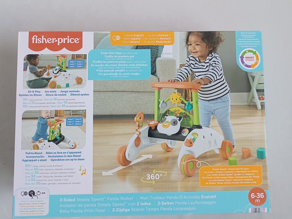 Fisher-Price Chodzik Małego kierowcy 2w1 Nieużywany