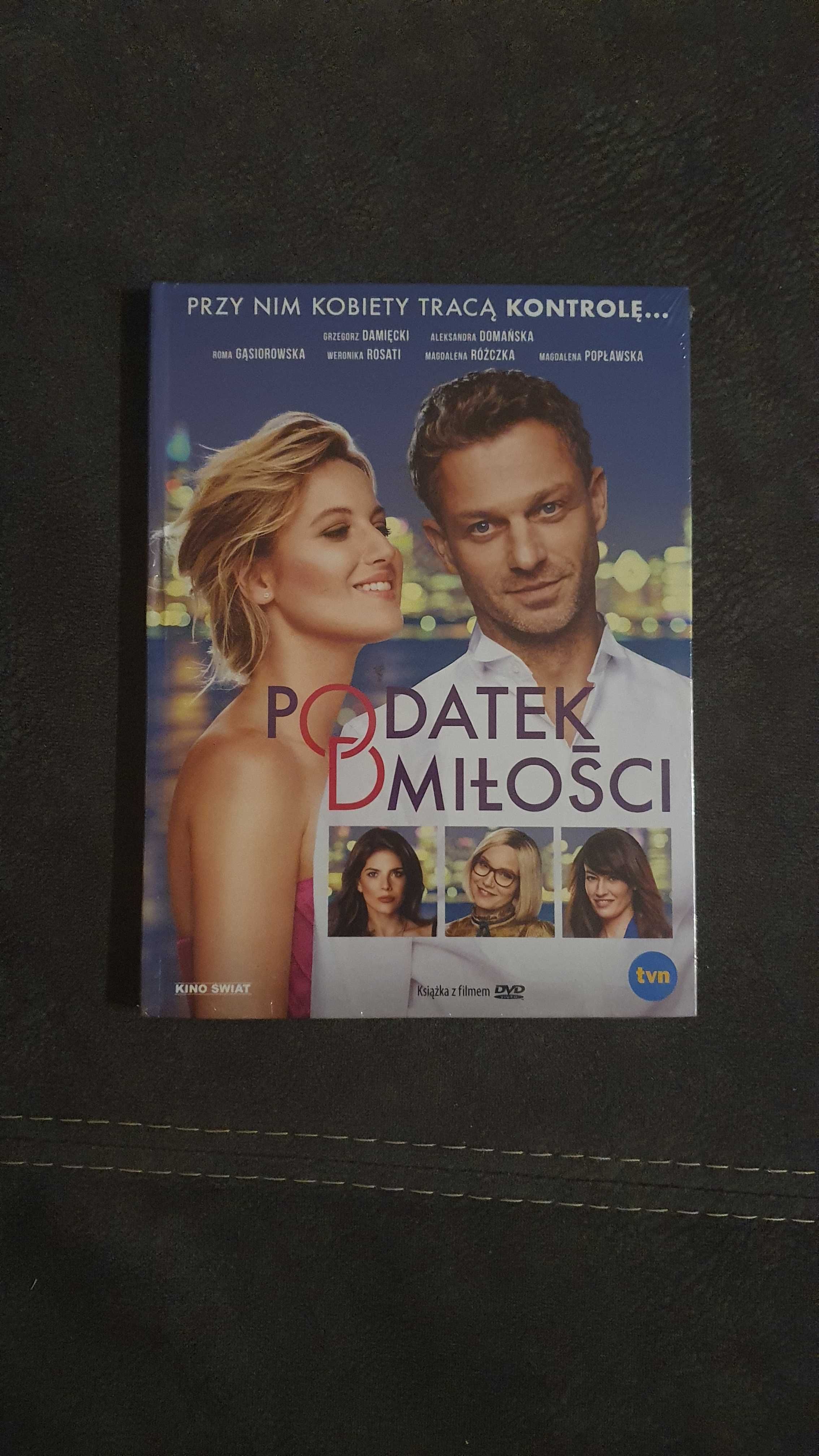 Podatek od miłości FOLIA wydanie książkowe, DVD