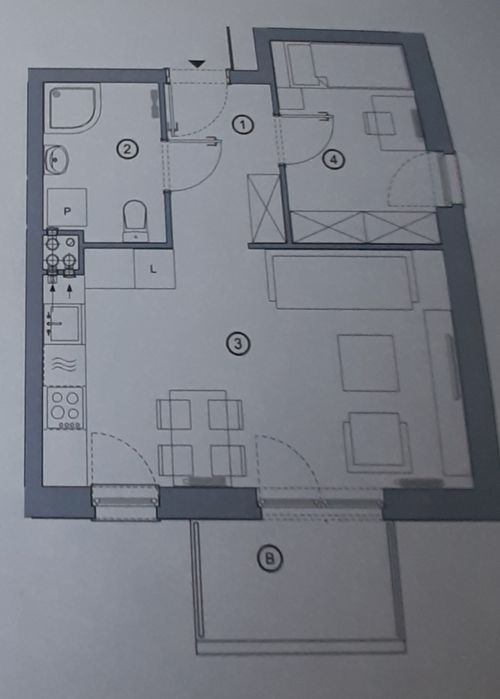 Wynajmę mieszkanie 37m/2 z balkonem Dopiewiec Leśna Polana.