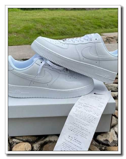 Białe buty Nike Air Force 1, rozmiar 42, biały Reaper