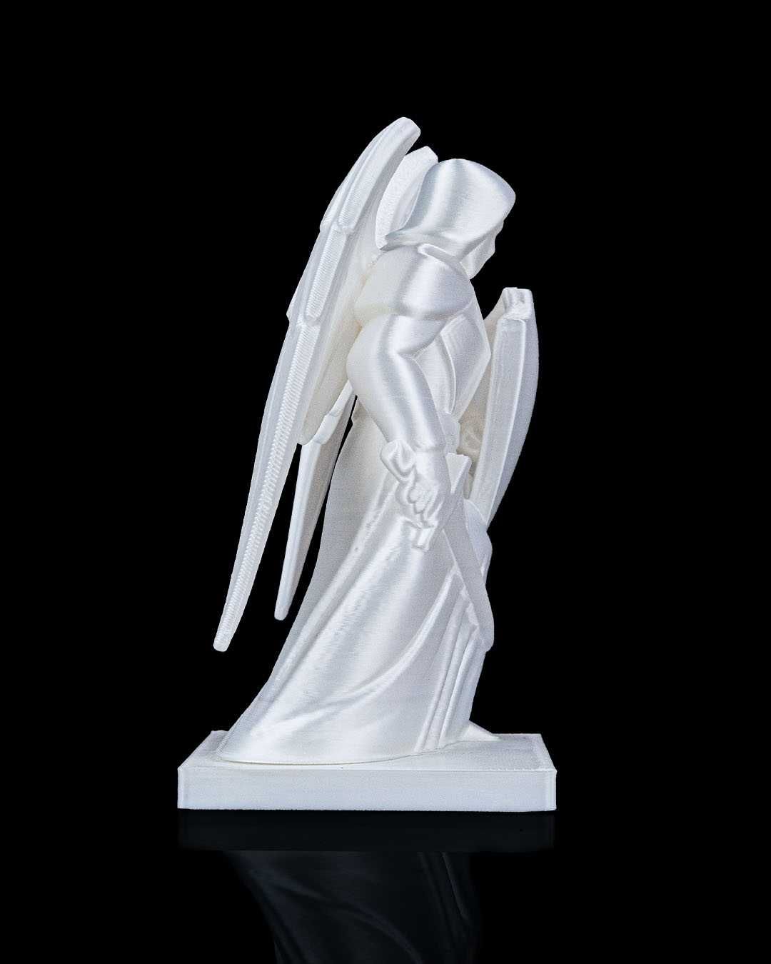 Figurka Archanioła Michała - Perłowa