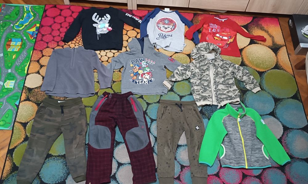 Теплі речі пакетом, лот одягу на 4-5р