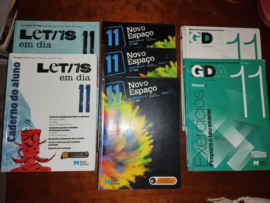 Português, Matemática e GD - 11ano