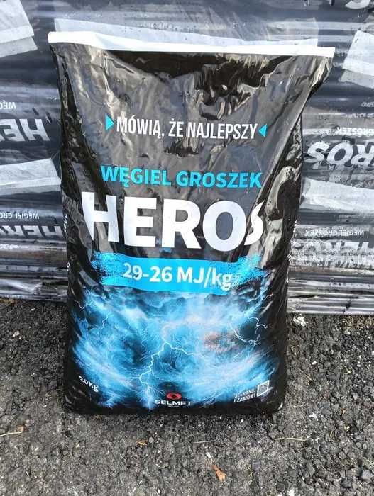 Groszek (eko-groszek) HEROS, ZERO SPIEKÓW!!! Worki 20kg