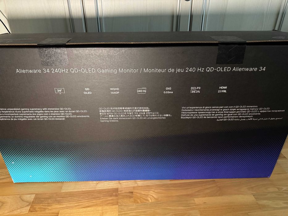 Alienware 34" 240Гц QD-OLED – AW3425DW  Ultra WQHD ігровий монітор