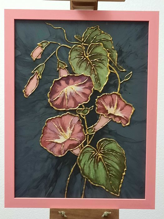 Живопис картина / Natale Air / #35 / Мixed media Art / 2023 / 30/40