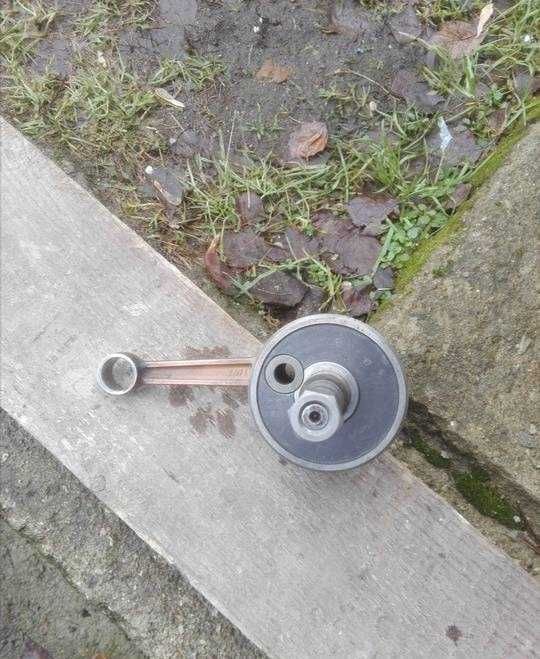 Yamaha DT 175 MX Enduro Cross Głowica Wał Korbowy