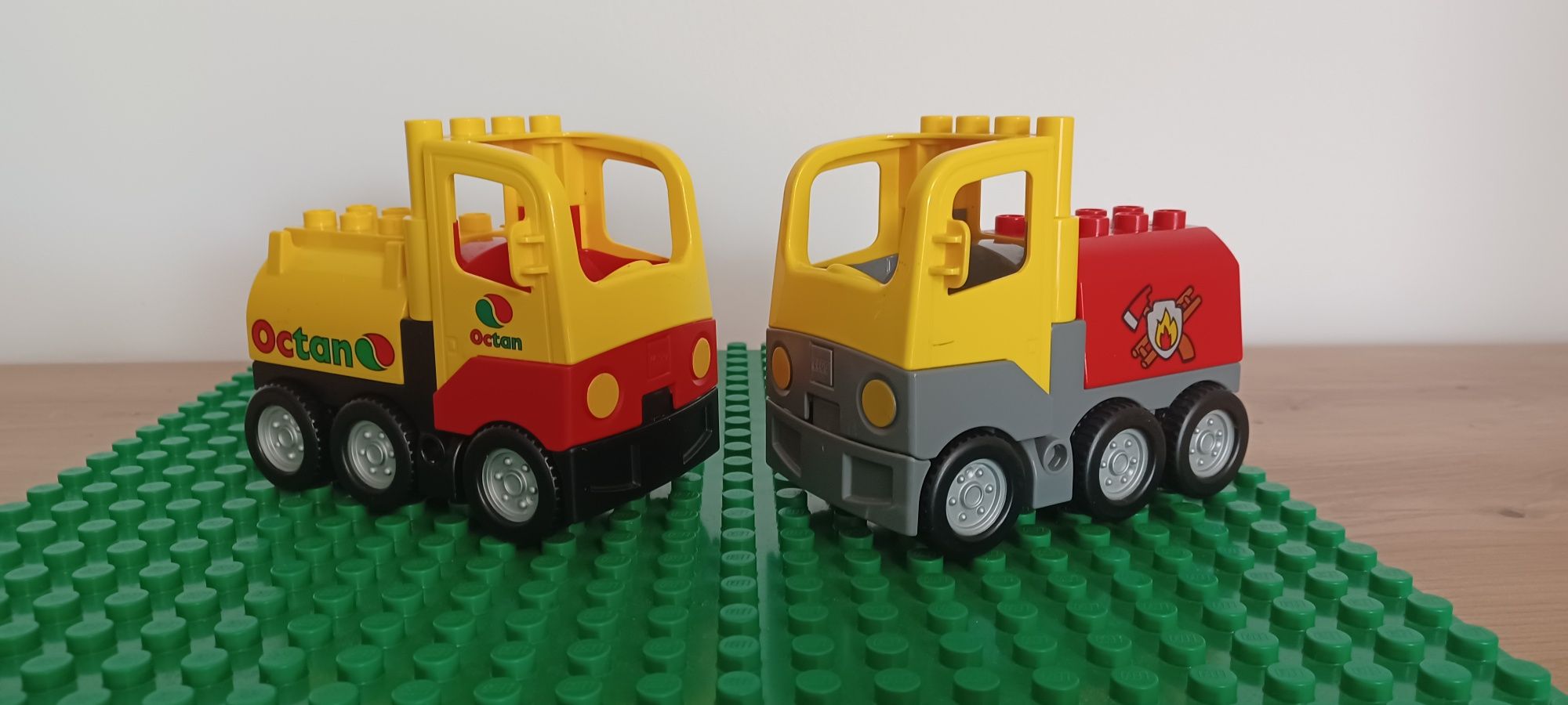 Lego duplo straż pożarna i i cysterna na paliwo