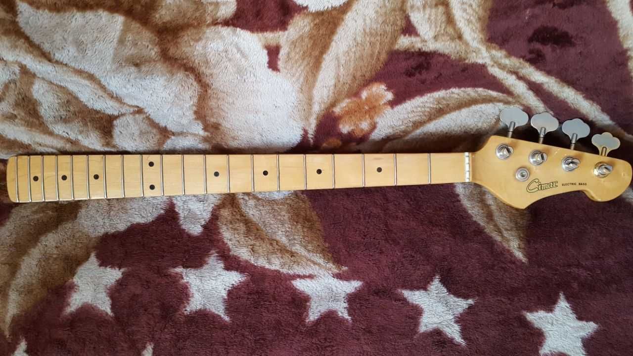 Гриф бас-гитары Cimar PJ Bass Japan,1978-1982.