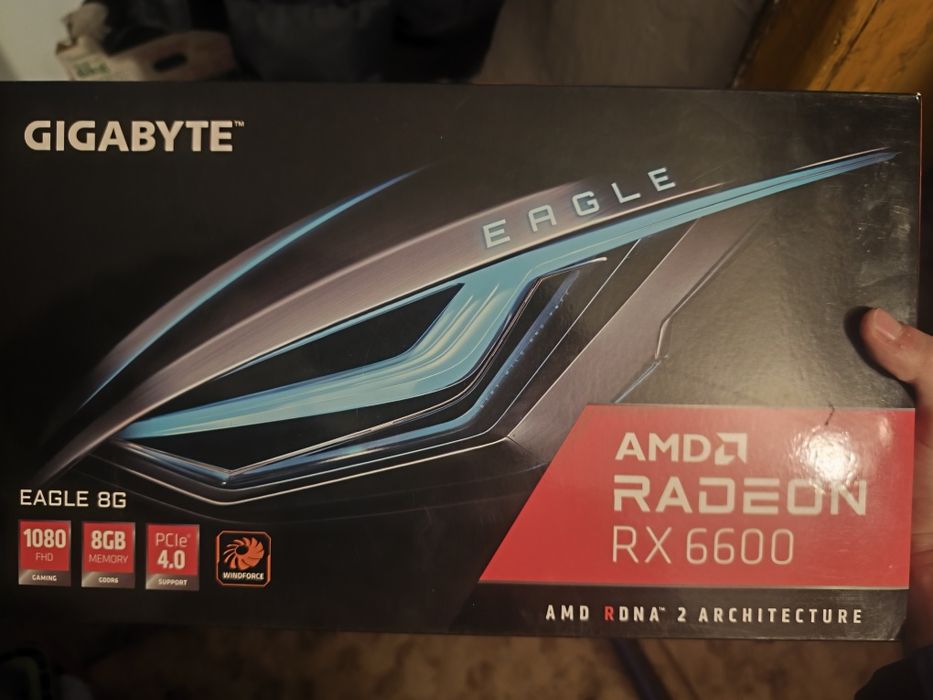Pudełko RX 6600 Gigabyte Eagle