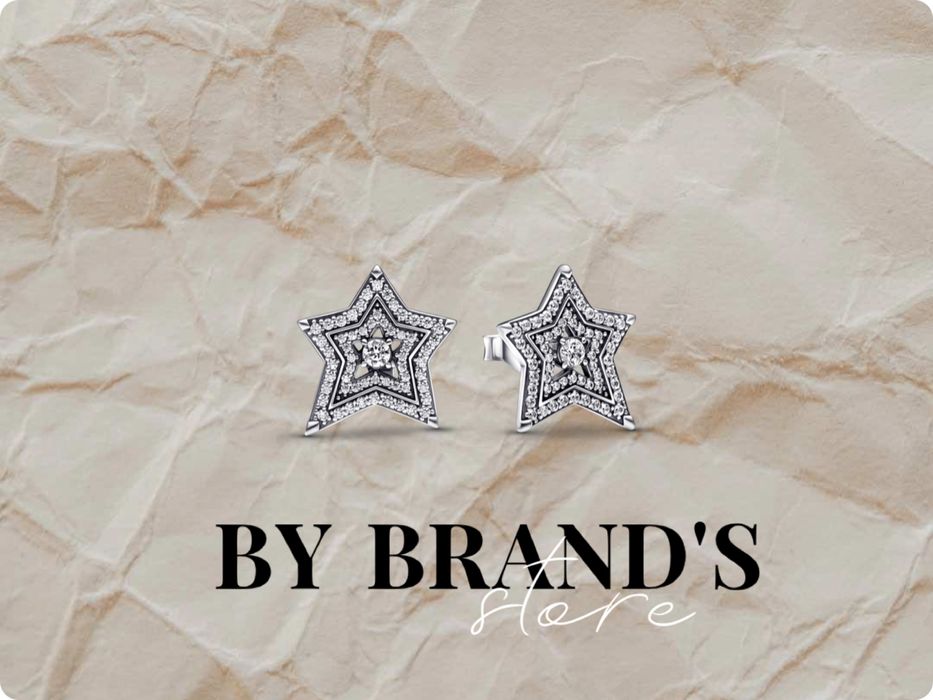 Сережки Pandora срібло 100% 925проба серебро пандора