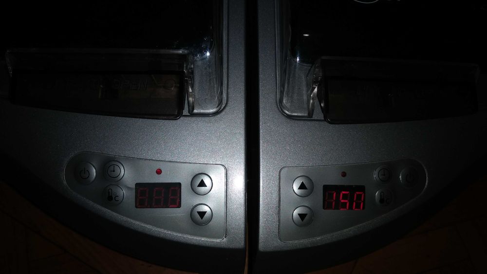 Grill elektryczny George Foreman podwójny na mięso bułki hamburgery