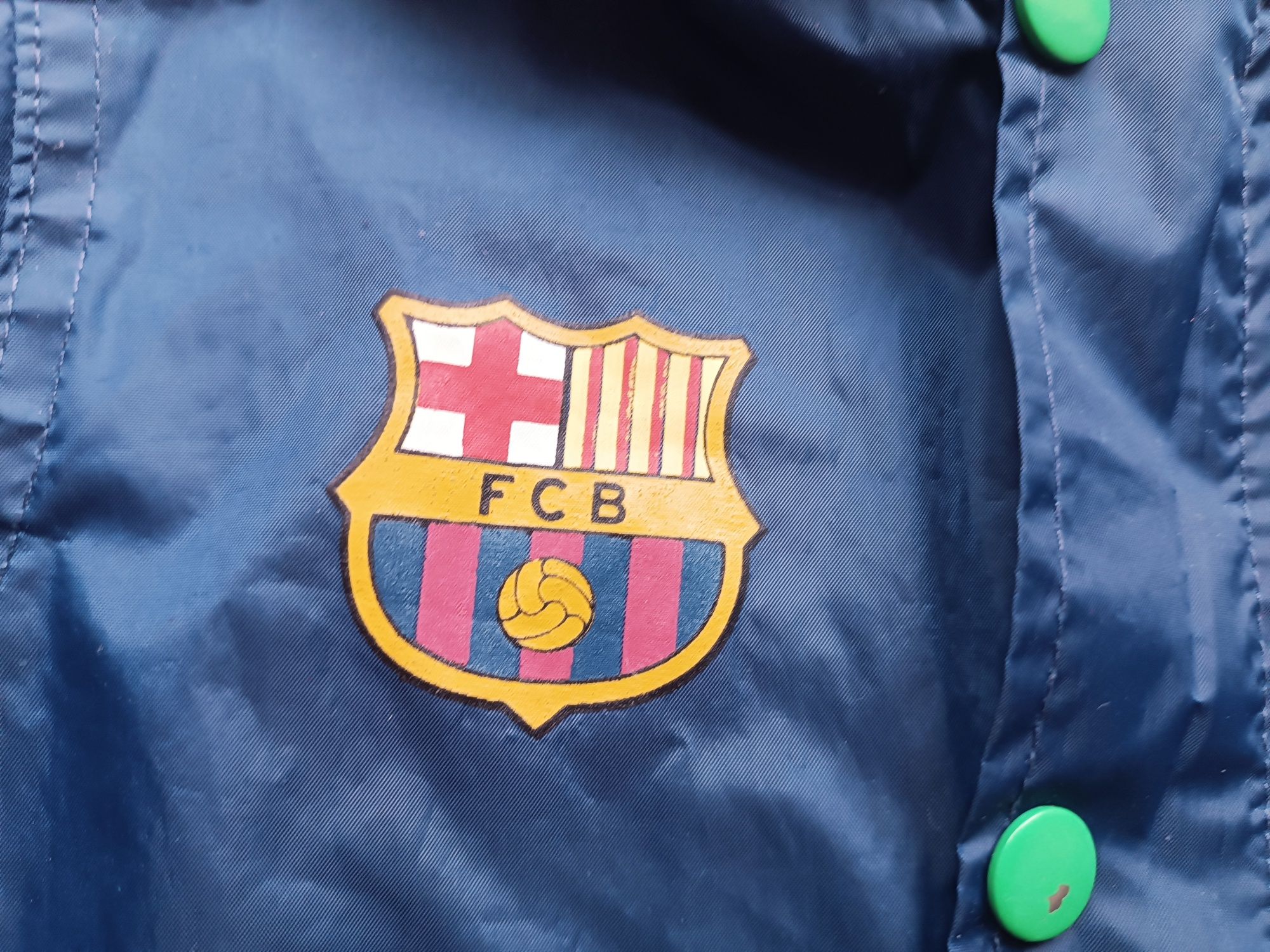 Kurtka wiosenna 98/104 chłopięca wiatrówka FCB Barcelona  cienka nie o