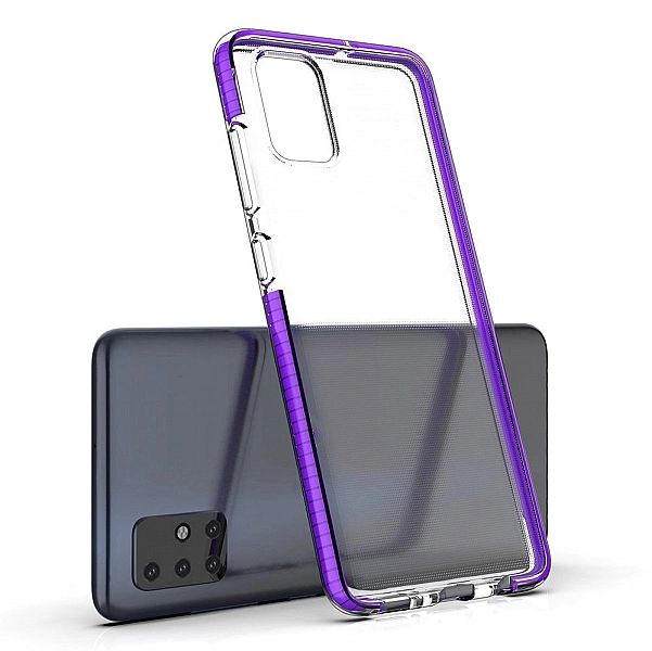 Żelowe etui z kolorową ramką Spring Case do Xiaomi Redmi Note 9 Pro /