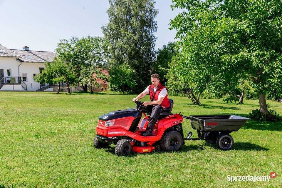 Oryginalna przyczepka niemieckiej firmy Alko Kober do kosiarek samo.