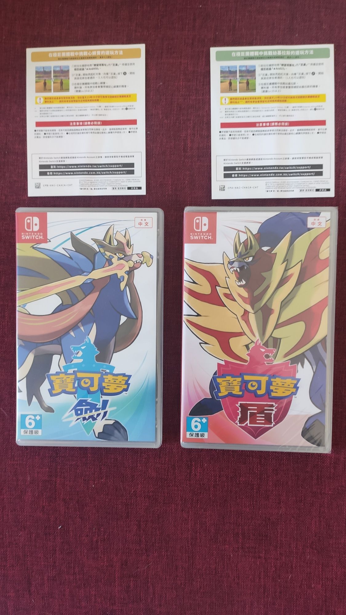 Nintendo Switch Pokémon Sword and Pokémo Shield Double Pack Japan
