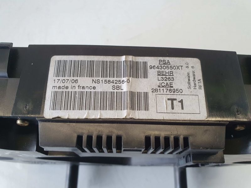 Comando chauffage / sofagem PEUGEOT 206 (2A/C)