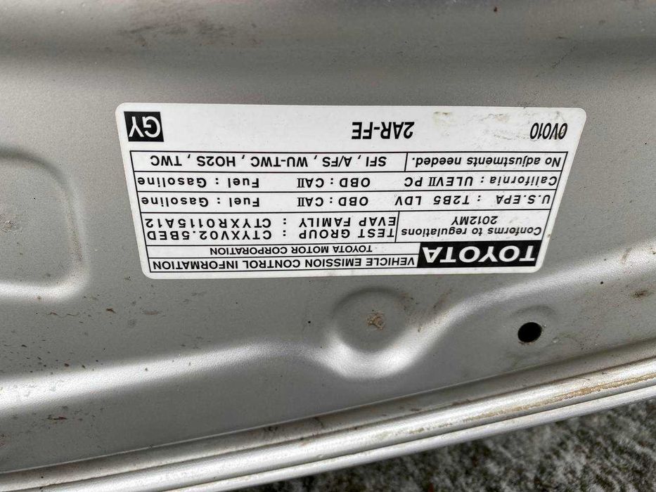 Продам капот Toyota Camry 50 2012 SE USA оригінал