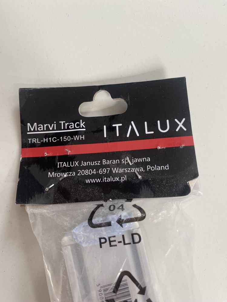 NOWY Szynoprzewód 150 cm biały Italux Marvi Track TRL-H1C-150-WH