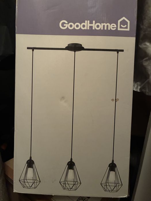 Lampa wisząca Good Home 3 punktowa czarna