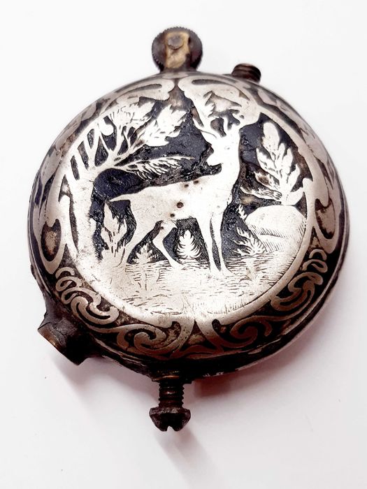 Редкая старинная зажигалка, не рабочая