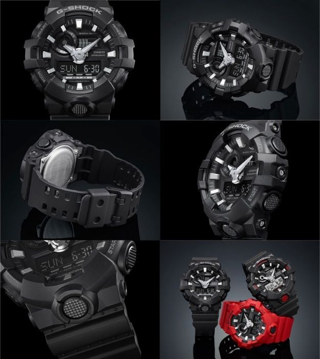100 % ОРИГИНАЛ | НОВЫЕ: Часы G-Shock GA-700-1A & GA-700-1B. ГАРАНТИЯ!