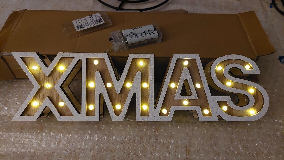 Luzes de natal home decor