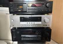 Amplituner Onkyo Yamaha i deck Denon