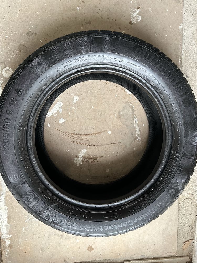 Continental ContiWinterContact 205 60 r16 run flat