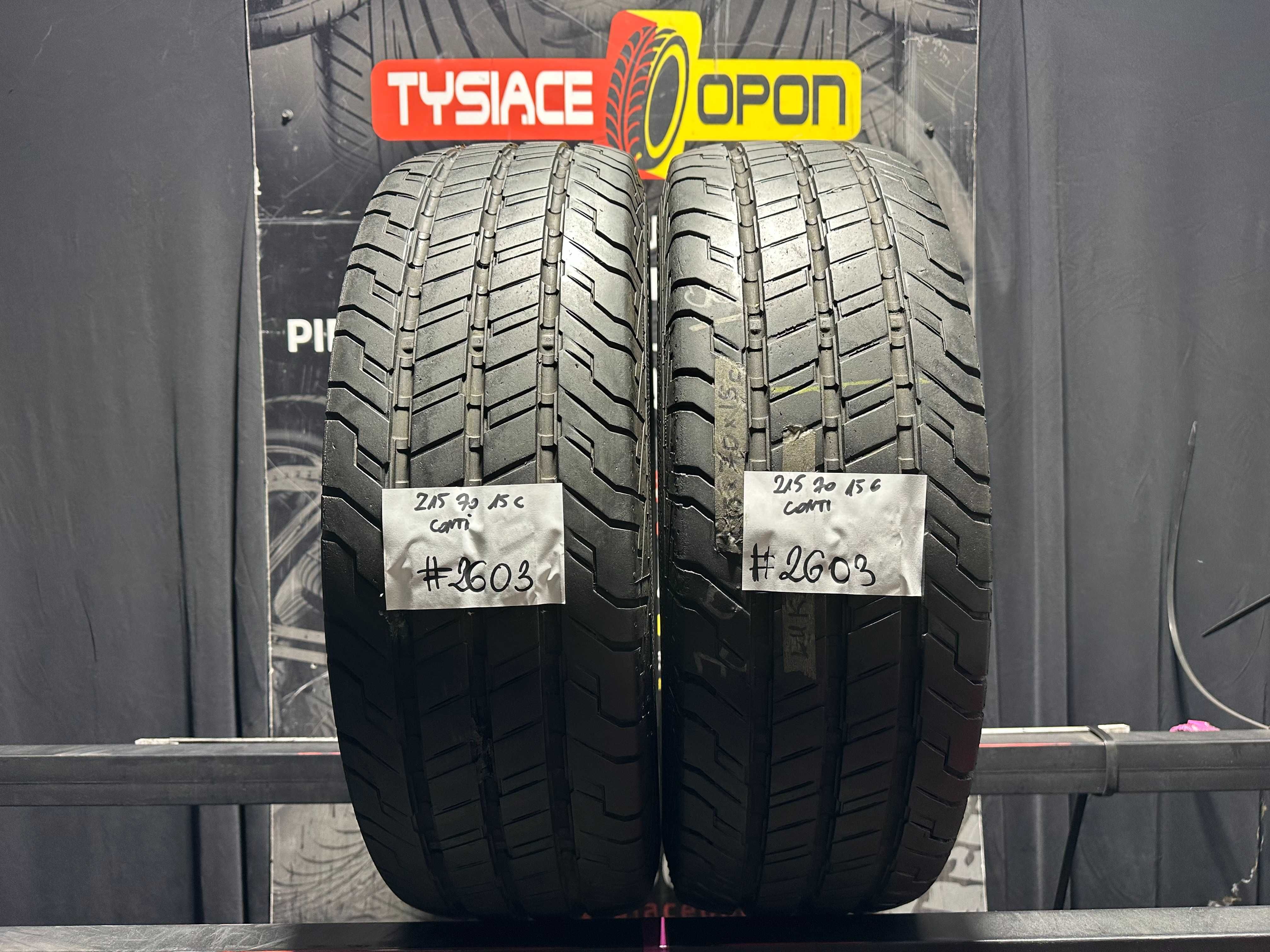 Opony Letnie 215/70/15C CONTINENTAL VANCONTACT #2603