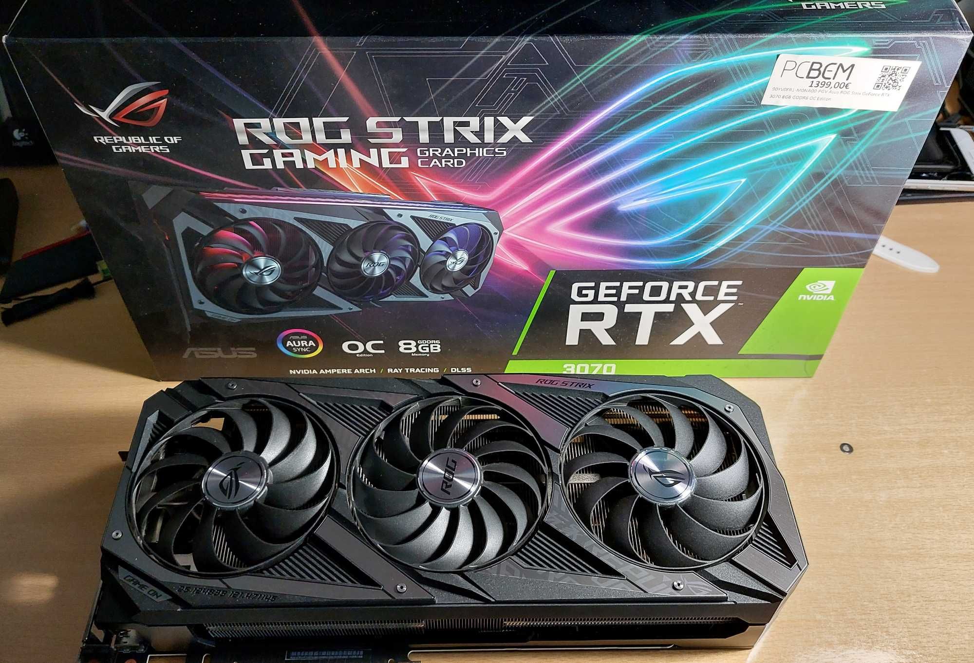 ASUS ROG STRIX RTX3070 O8G GAMING (modelo overclock)