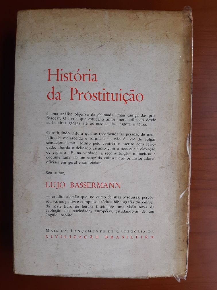 História da Prostituição Uma Interpretação Cultural - Lujo Bassermann