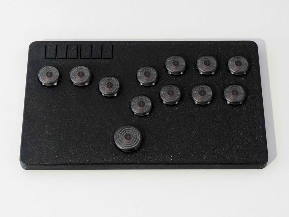 Hitbox kontroler leverless arcade - Flatbox (PC, Switch, PlayStation)