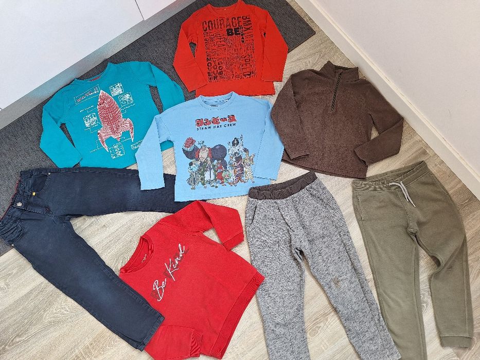 Lote, roupa, outono ou inverno, 6-7 anos