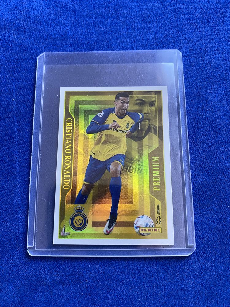 Cromo Cristiano Ronaldo Premium Al Nassr Liga Portuguesa Futebol CR7