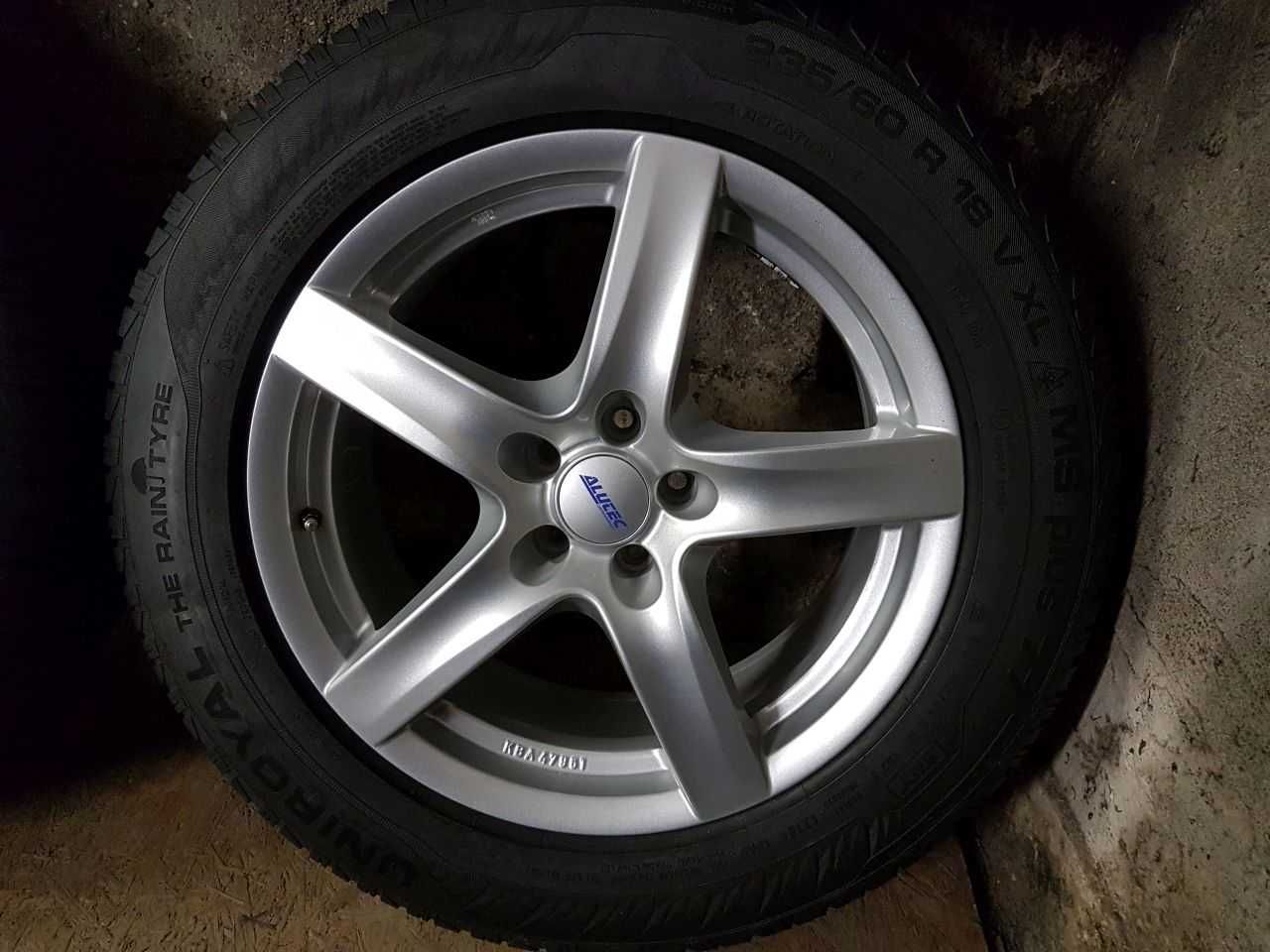 Felgi alu Ford Volvo R18 5x108 opony zimowe 235/60R18 6,2mm 2019r