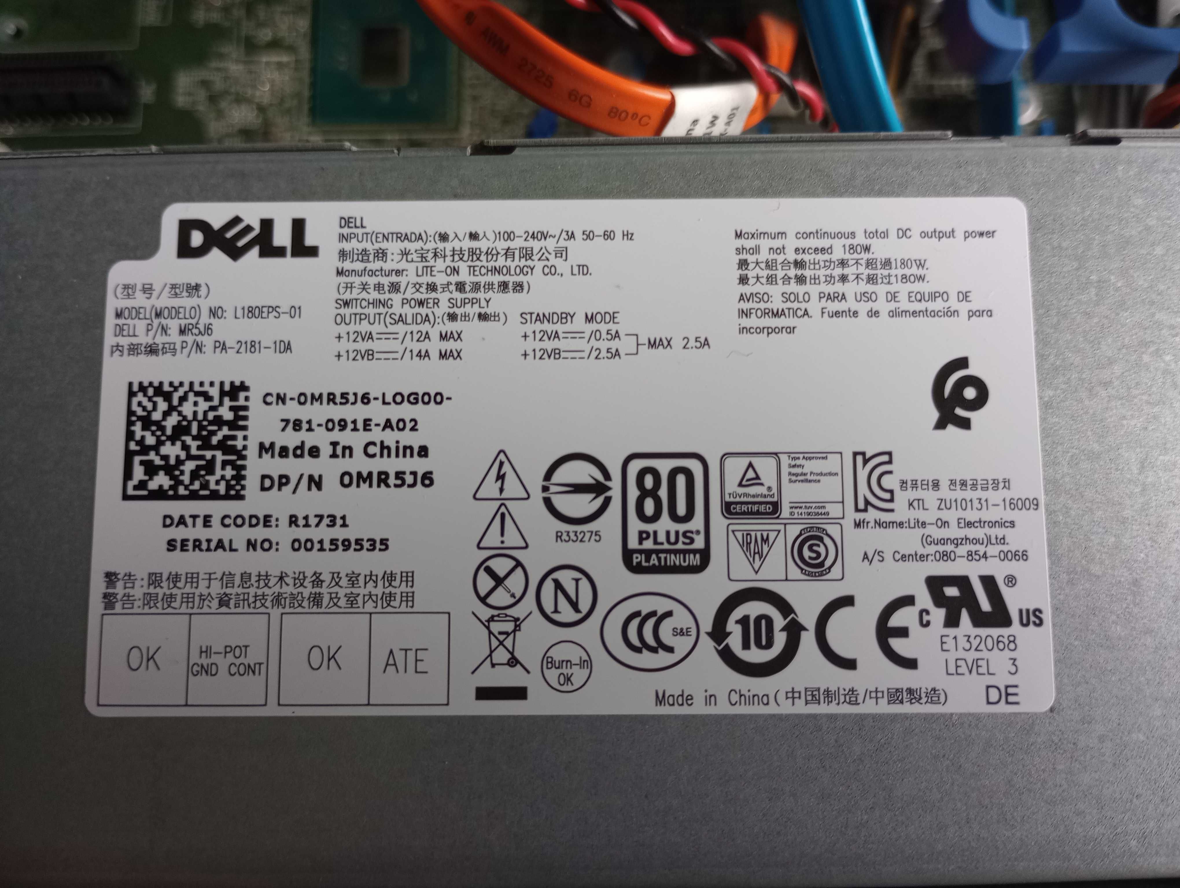Komputer Dell 7050 SFF 7GEN 16GB 256GB SSD NVMe W10