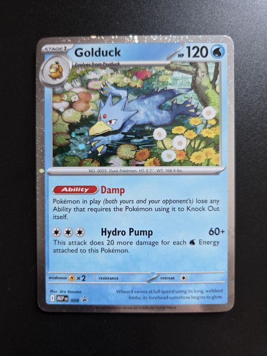 Pokemon Mega Evolution Promos MEP 008 Golduck