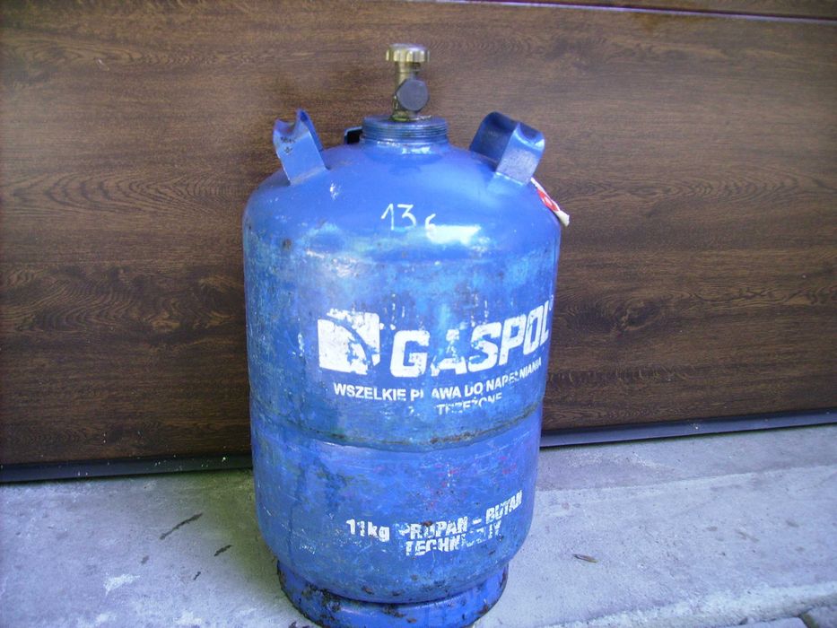butla gazowa 11kg ,-pusta bez kolnierza GASPOL wysylam.