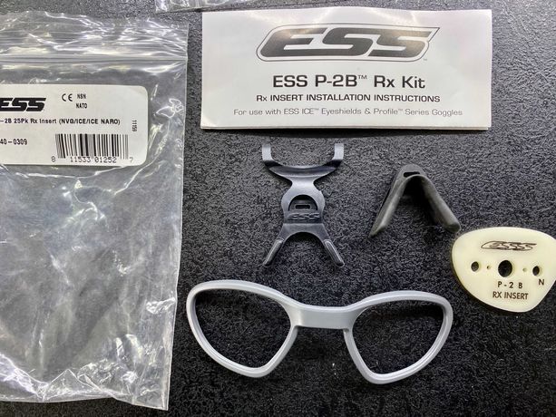 ESS Crossbow діоптричні вставки ESS P-2B Rx для окулярів і масок ESS